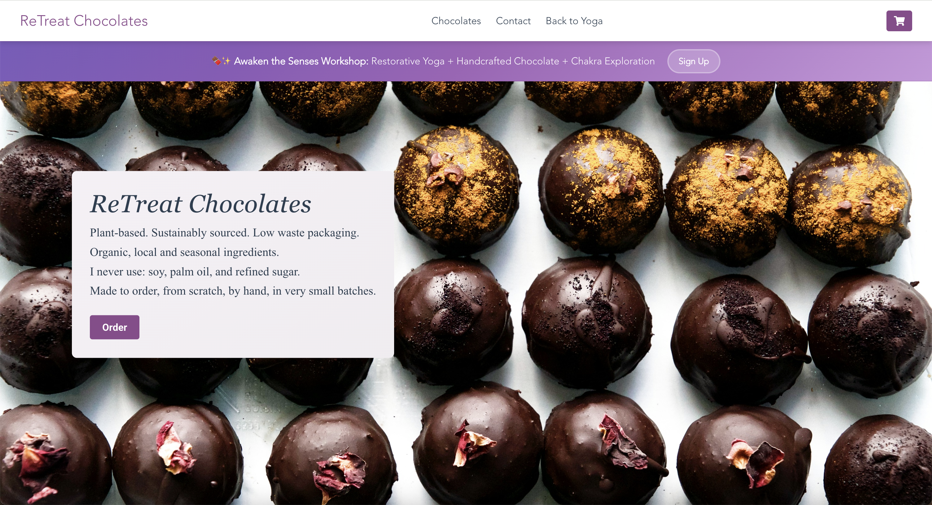 Yoga and Chocolate Project